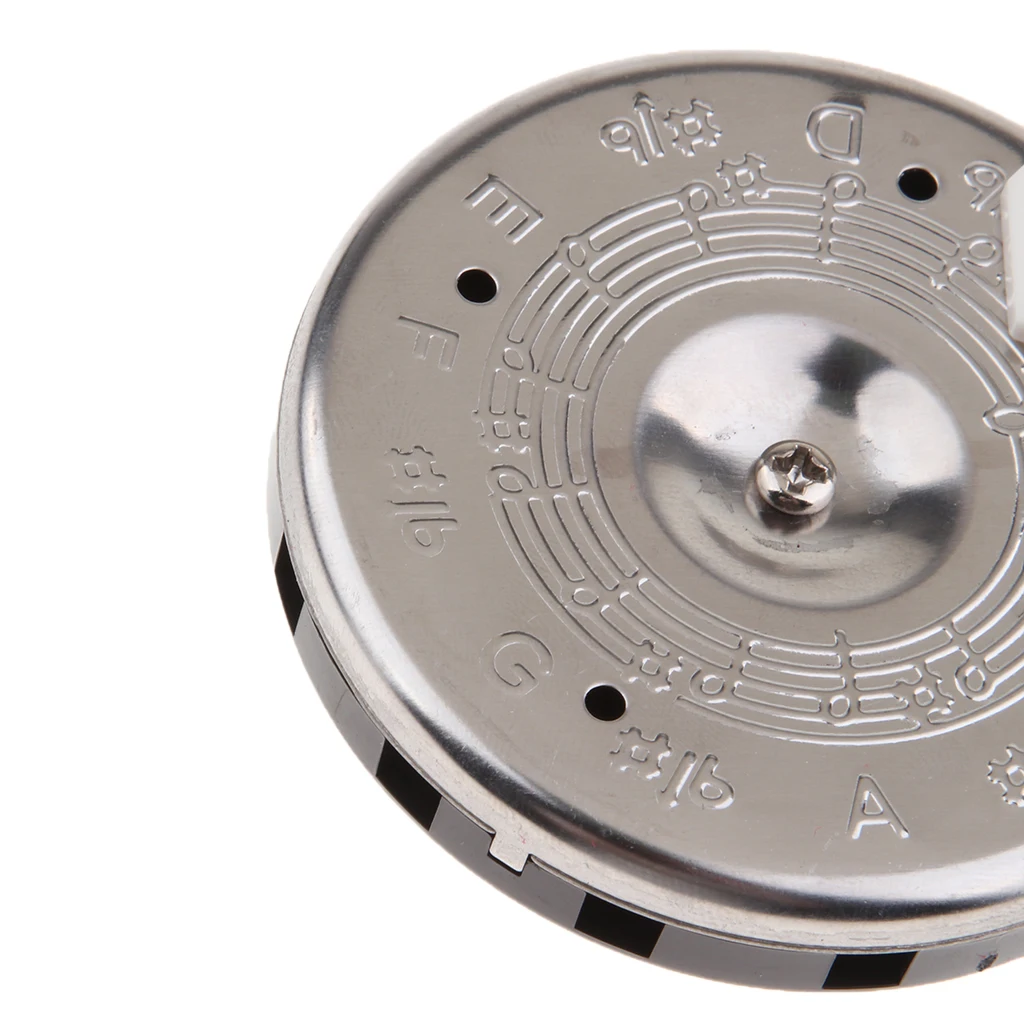 Tooyful Durable Metal 13 Holes Tuner Pitch Pipe Note Selector C Key for Guitars Part