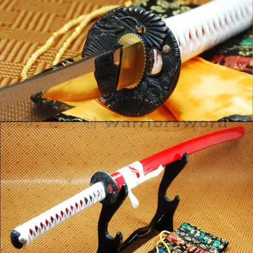 1060 Steel Full Tang Sharp Blade Handmade Katana Japanese samurai sword #270
1060 Steel Full Tang Sharp Blade Handmade Katana Japanese samurai sword #270