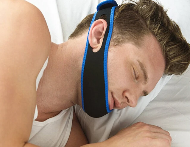 Image Anti Snore Chin Strap Stop Snoring Chin Strap Snore Belt Anti Apnea Jaw Solution Sleep Support