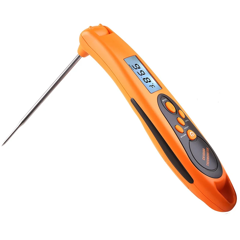 EAAGD Digital Food Cooking Thermometer Instant Read Meat Thermometer - Foldable Probe Design with Temperature Alarm for Kitchen
EAAGD Digital Food Cooking Thermometer Instant Read Meat Thermometer - Foldable Probe Design with Temperature Alarm for Kitchen