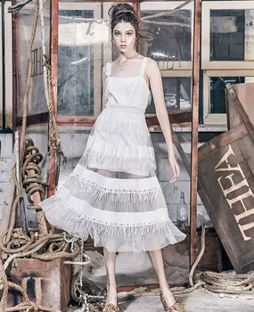 New Style 2019 Summer Fashion Dress Celebrity Sexy Elegant Loose Tassel Women Spaghetti Strap High Quality Dresses Wholesale
New Style 2019 Summer Fashion Dress Celebrity Sexy Elegant Loose Tassel Women Spaghetti Strap High Quality Dresses Wholesale