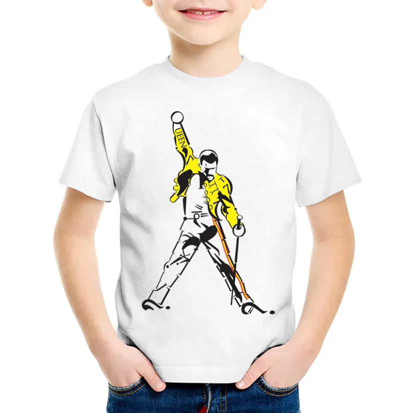 Children Fashion Print FREDDIE MERCURY T-shirts Kids Heavy Rock Top100 band Clothes Casual Tops Baby Tees For Boys/Girls,ooo627
Children Fashion Print FREDDIE MERCURY T-shirts Kids Heavy Rock Top100 band Clothes Casual Tops Baby Tees For Boys/Girls,ooo627