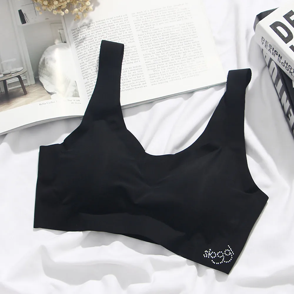 Fashion Women Tank Tops Lady Casual Cool bra Ice Silk Trackless Vest Without Steel Rim Sleep Bra underwear Bra Vest underwear
Fashion Women Tank Tops Lady Casual Cool bra Ice Silk Trackless Vest Without Steel Rim Sleep Bra underwear Bra Vest underwear