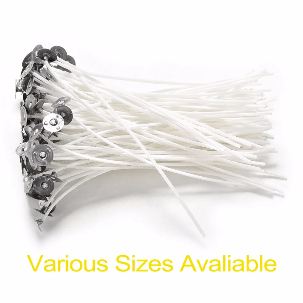 100pcs 5 Size Candle Wicks Pre Waxed Pre Tabbed With Sustainers Cotton Coreless Candles Decor Tool DIY 8/10/14/15/20cm
100pcs 5 Size Candle Wicks Pre Waxed Pre Tabbed With Sustainers Cotton Coreless Candles Decor Tool DIY 8/10/14/15/20cm