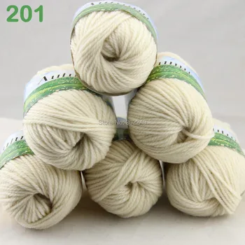 LOT of 6 BallsX50g Chunky Hand-woven Coarse Knitting Yarn off White 201 
LOT of 6 BallsX50g Chunky Hand-woven Coarse Knitting Yarn off White 201