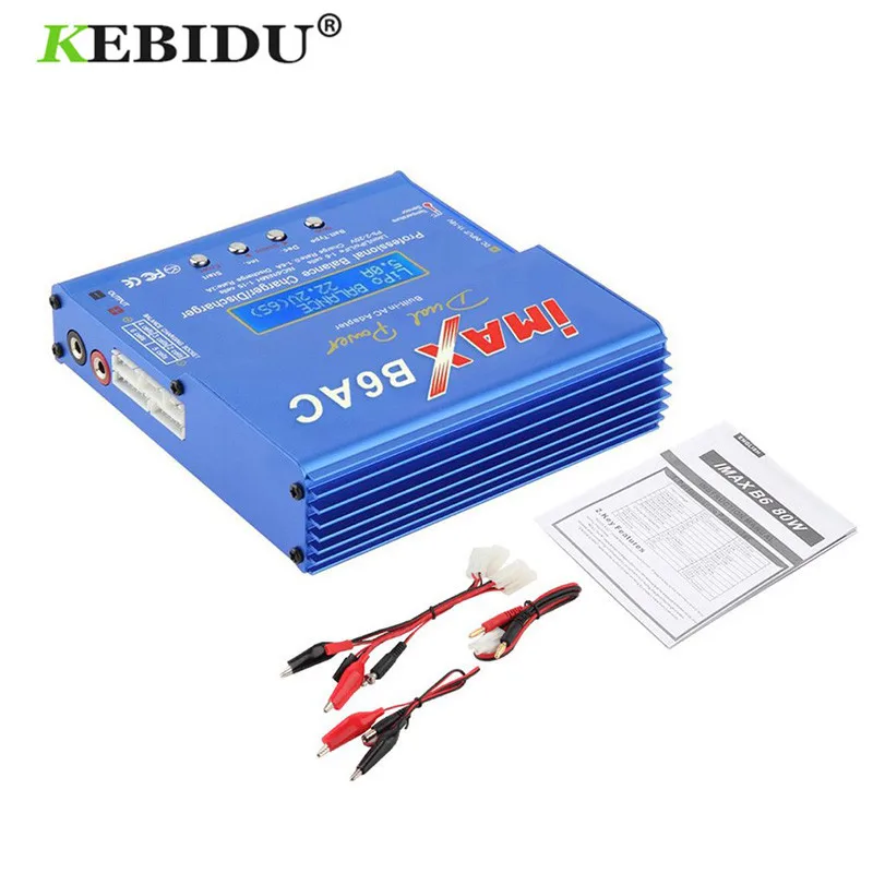 Kebidu iMAX B6 AC 80W B6AC Lipo NiMH 3S/4S/5S RC Battery Balance Charger Professional Balance Change Vehicles Remote Control Toy
Kebidu iMAX B6 AC 80W B6AC Lipo NiMH 3S/4S/5S RC Battery Balance Charger Professional Balance Change Vehicles Remote Control Toy