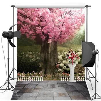 Pink Flower Cherry Tree Fence Garden backdrop Vinyl cloth High quality Computer print wall Photography Backgrounds
Pink Flower Cherry Tree Fence Garden backdrop Vinyl cloth High quality Computer print wall Photography Backgrounds