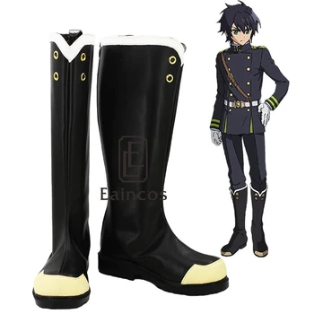 Anime Seraph of the End Yuichiro Hyakuya/Hiiragi Shinoa Cosplay Shoes Boots Custom Made
Anime Seraph of the End Yuichiro Hyakuya/Hiiragi Shinoa Cosplay Shoes Boots Custom Made