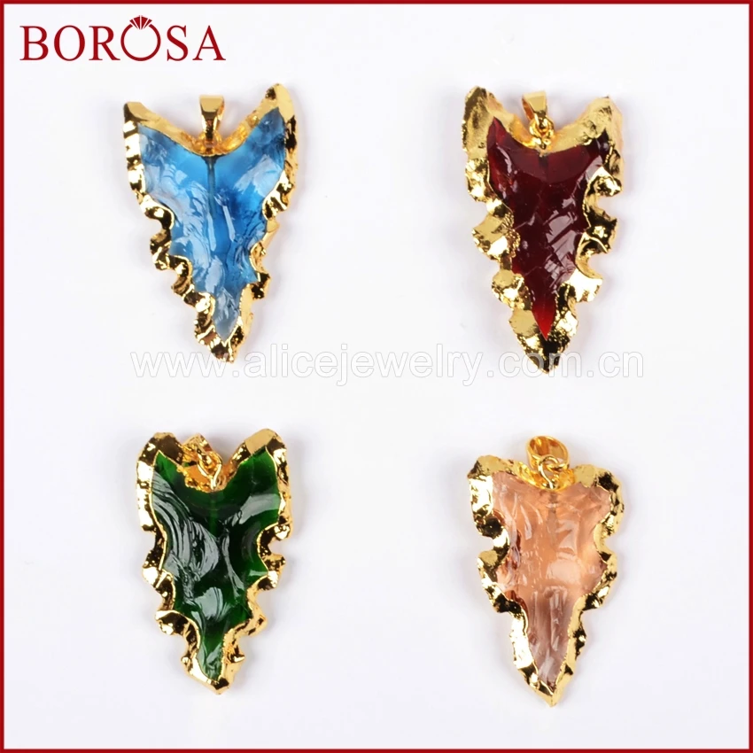 BOROSA Druzy Jewelry 1piece Gold Color Rough Rainbow Glass Gear Arrowhead Pendant Bead for Necklace Making Free Shipping G0687
BOROSA Druzy Jewelry 1piece Gold Color Rough Rainbow Glass Gear Arrowhead Pendant Bead for Necklace Making Free Shipping G0687
