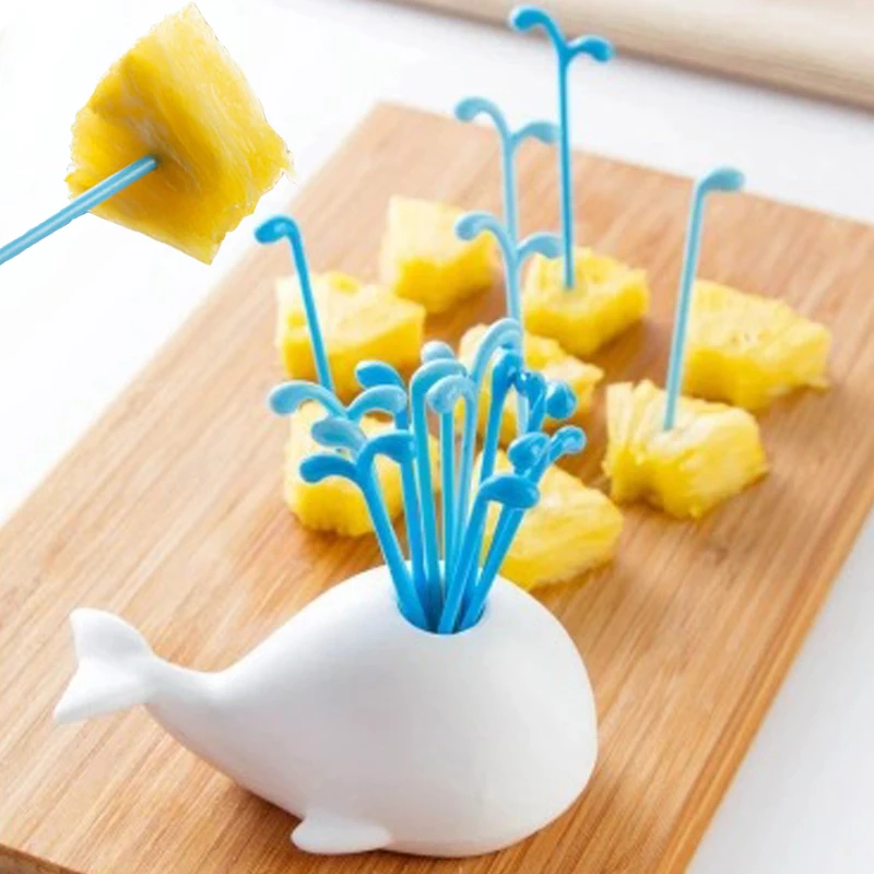 16pcs/lot Cute Whale Creative Fruiit Forks Food Sticks Dinnerware For Dessert Fruit Cake Picking Kitchen Dining Tools
16pcs/lot Cute Whale Creative Fruiit Forks Food Sticks Dinnerware For Dessert Fruit Cake Picking Kitchen Dining Tools