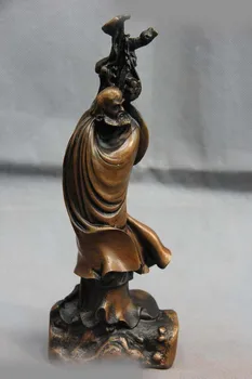 WBY Chinese Folk Fane Copper Bronze DaMo Damour Bodhidharma Lohan monk Buddha Statue SD 506
WBY Chinese Folk Fane Copper Bronze DaMo Damour Bodhidharma Lohan monk Buddha Statue SD 506
