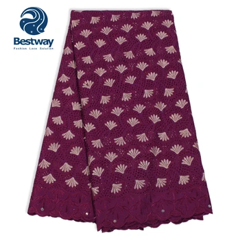 Bestway Soft Cotton Eyelet Swiss Voile In Switzerland Lace Fabric Embroidery Flower Rhinestones Nigerian Lace Fabric For ASO BEI
Bestway Soft Cotton Eyelet Swiss Voile In Switzerland Lace Fabric Embroidery Flower Rhinestones Nigerian Lace Fabric For ASO BEI