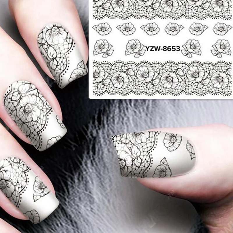 1 Sheet Black Images Full Cover Nail Stickers New Arrival Adhesive Stickers For Nail Art Manicure Accessories YZW8653-YZW8664
1 Sheet Black Images Full Cover Nail Stickers New Arrival Adhesive Stickers For Nail Art Manicure Accessories YZW8653-YZW8664