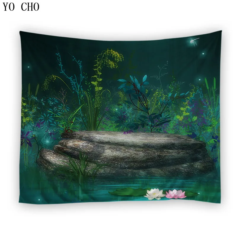 YO CHO various flowers lotus azalea dandelion leaves tapestry polyester jacquard wall hanging tapestry rectangle wall decoration
YO CHO various flowers lotus azalea dandelion leaves tapestry polyester jacquard wall hanging tapestry rectangle wall decoration