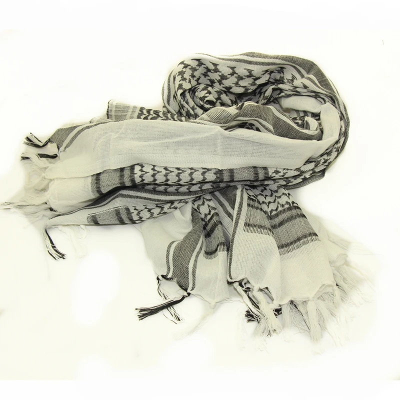 White Color 100% Cotton Arab Keffiyeh Shemagh Scarf Military Tactical Scarves Thickened Hijab Square Windproof Bandanas
White Color 100% Cotton Arab Keffiyeh Shemagh Scarf Military Tactical Scarves Thickened Hijab Square Windproof Bandanas