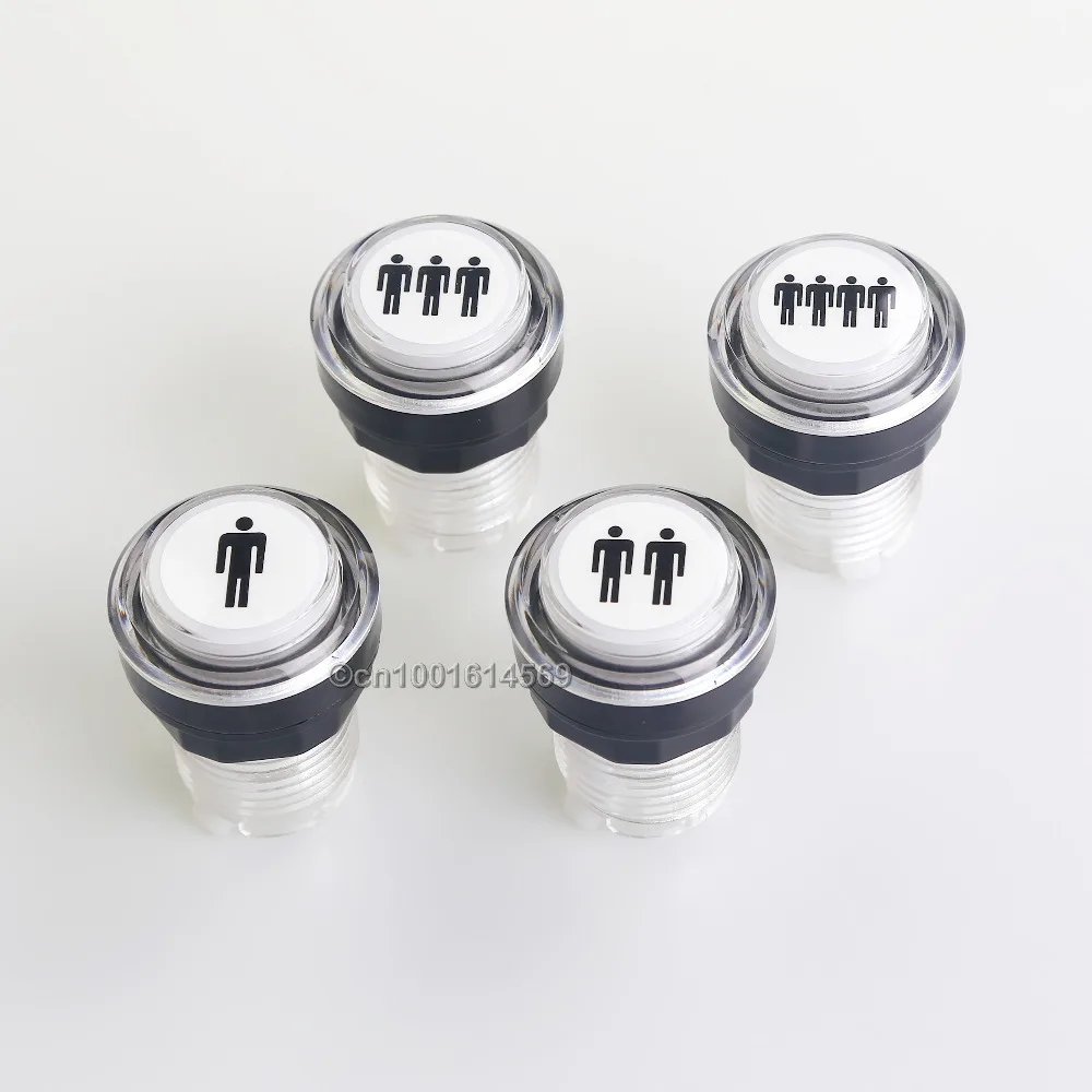 Easyget Arcade Start Player Button Kit DIY Parts 1P 2P 3P 4P Players LED Illuminated Button For JAMMA Games & Raspberry Pi 3B
Easyget Arcade Start Player Button Kit DIY Parts 1P 2P 3P 4P Players LED Illuminated Button For JAMMA Games & Raspberry Pi 3B