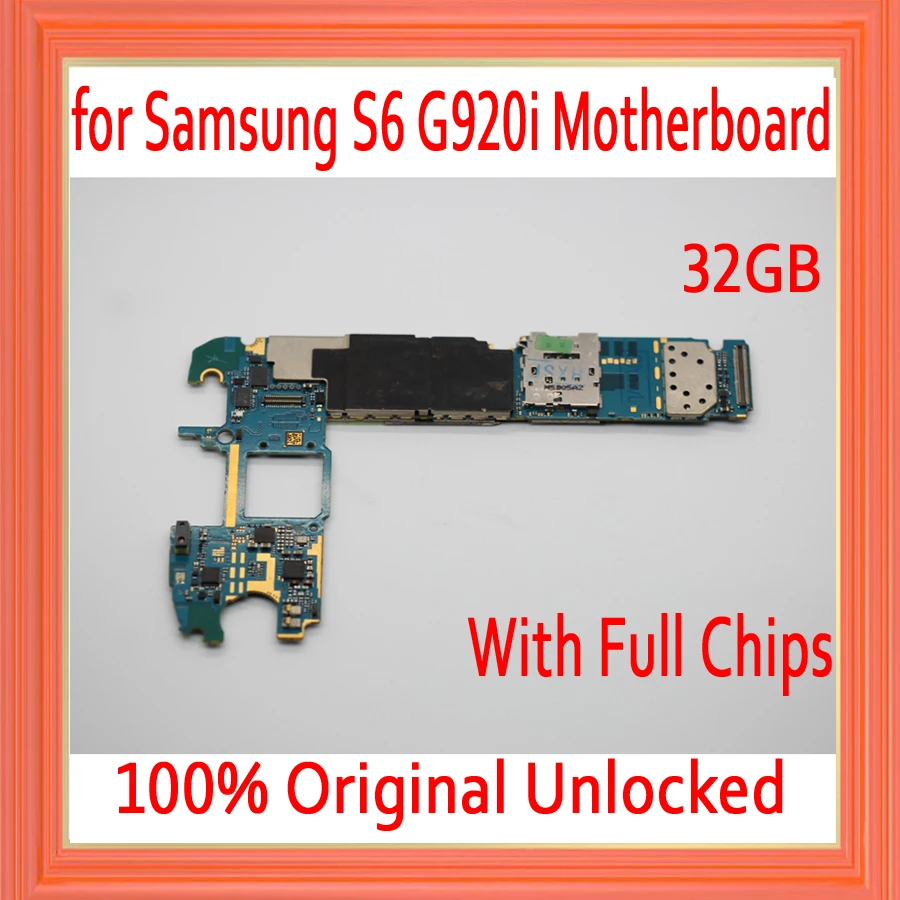 Original unlocked for Samsung Galaxy S6 G920i Motherboard wih Android System,32gb for Galaxy S6 G920i Mainboard,Free Shipping
Original unlocked for Samsung Galaxy S6 G920i Motherboard wih Android System,32gb for Galaxy S6 G920i Mainboard,Free Shipping