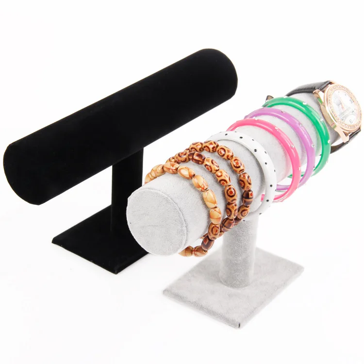 Portable Velvet/PU Leather Bracelet Bangle Necklace Display Stand Holder Watch Jewelry Organizer T-Bar Rack
Portable Velvet/PU Leather Bracelet Bangle Necklace Display Stand Holder Watch Jewelry Organizer T-Bar Rack