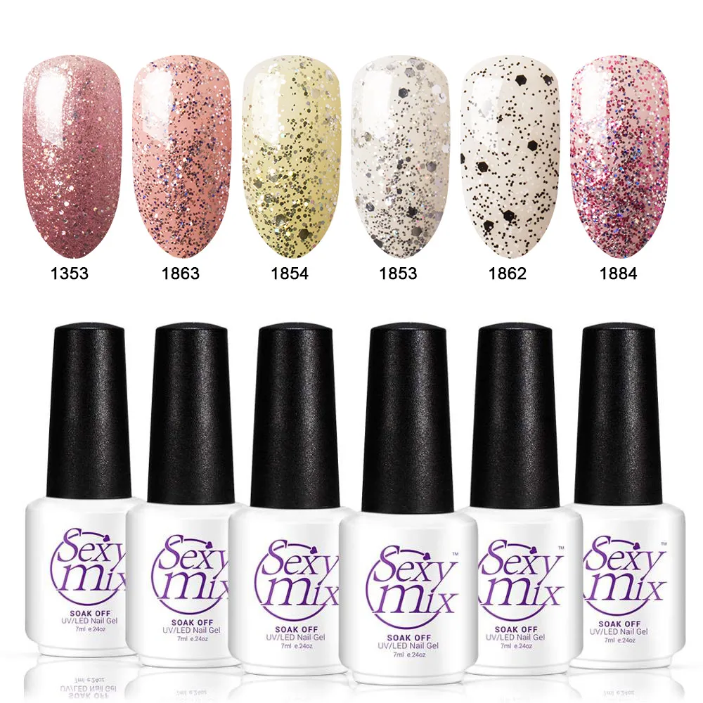 Sexy mix 126 Colors Shiny Color Nail Enamel UV Led Gel Polish Nail Art Design Painting Gel Lacquer Manicure 7ML Gel Varnishes
Sexy mix 126 Colors Shiny Color Nail Enamel UV Led Gel Polish Nail Art Design Painting Gel Lacquer Manicure 7ML Gel Varnishes