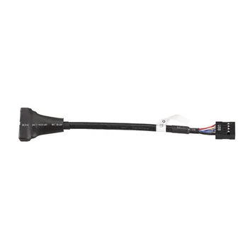 USB2.0 9 Pin Motherboard Female to USB3.0 20 Pin Housing Male Cable Adapter for cd-rom , floppy drive panel
USB2.0 9 Pin Motherboard Female to USB3.0 20 Pin Housing Male Cable Adapter for cd-rom , floppy drive panel