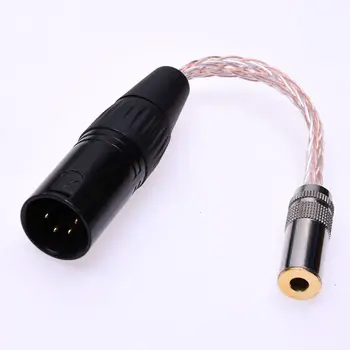10CM 16 Cores 8+8 hybrid 4-pin xlr male balance to 4.4mm female balance audio adapter for Sony headphone Cable
10CM 16 Cores 8+8 hybrid 4-pin xlr male balance to 4.4mm female balance audio adapter for Sony headphone Cable