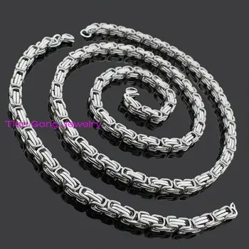 Fashion men jewelry sets 5/8mm Stainless Steel silver Color Byzantine Chain Necklace /Bracelet Jewelry Sets for men jewelry
Fashion men jewelry sets 5/8mm Stainless Steel silver Color Byzantine Chain Necklace /Bracelet Jewelry Sets for men jewelry