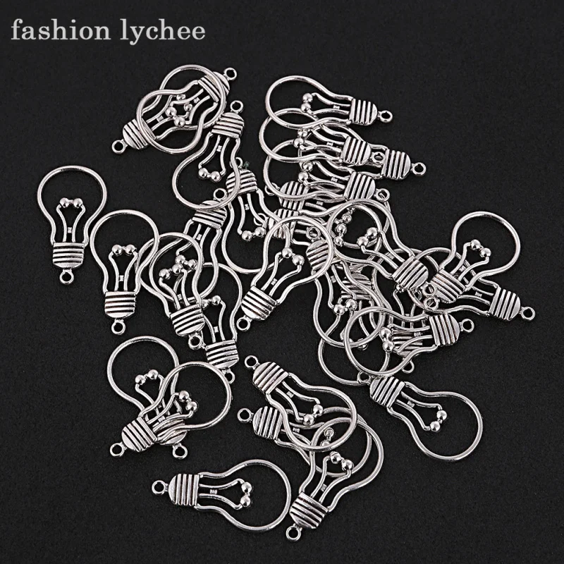 fashion lychee 30pcs Retro Old Style Creative Light Bulb Incandescent Lamp Metal Charm Pendant For DIY Jewelry Making
fashion lychee 30pcs Retro Old Style Creative Light Bulb Incandescent Lamp Metal Charm Pendant For DIY Jewelry Making