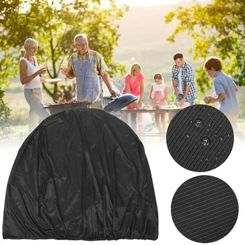 134X65X150cm BBQ Grill Cover Black Waterproof Premium Cover For Meteor 4 Gas BBQ Grill Waterproof Dust UV Proof Protector Case
134X65X150cm BBQ Grill Cover Black Waterproof Premium Cover For Meteor 4 Gas BBQ Grill Waterproof Dust UV Proof Protector Case