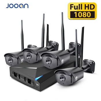 JOOAN Wireless Security Camera System 4CH CCTV NVR 1080P WIFI Security Camera Set Outdoor IP Camera Video Surveillance Kit
JOOAN Wireless Security Camera System 4CH CCTV NVR 1080P WIFI Security Camera Set Outdoor IP Camera Video Surveillance Kit
