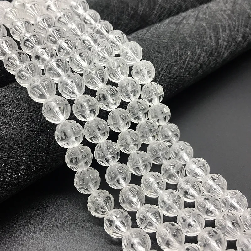 Round Natural White Crystal Stone Beads 10mm Carving Lotus Flower Loose Beads For DIY Jewelry Earring Necklace Making 16''
Round Natural White Crystal Stone Beads 10mm Carving Lotus Flower Loose Beads For DIY Jewelry Earring Necklace Making 16''
