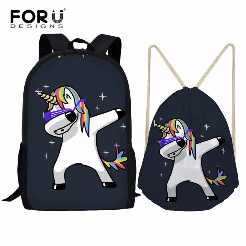 FORUDESIGNS Children School Bag for Girls Cartoon Unicorn School Bag Set Teenager School Book Bag Mochila Bolsas Escolar
FORUDESIGNS Children School Bag for Girls Cartoon Unicorn School Bag Set Teenager School Book Bag Mochila Bolsas Escolar