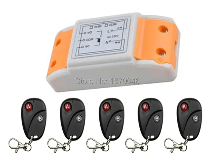 New AC220V 1CH RF Wireless Remote Control Switch System Transmitter with Two-button Receiver Smart Home Switch
New AC220V 1CH RF Wireless Remote Control Switch System Transmitter with Two-button Receiver Smart Home Switch