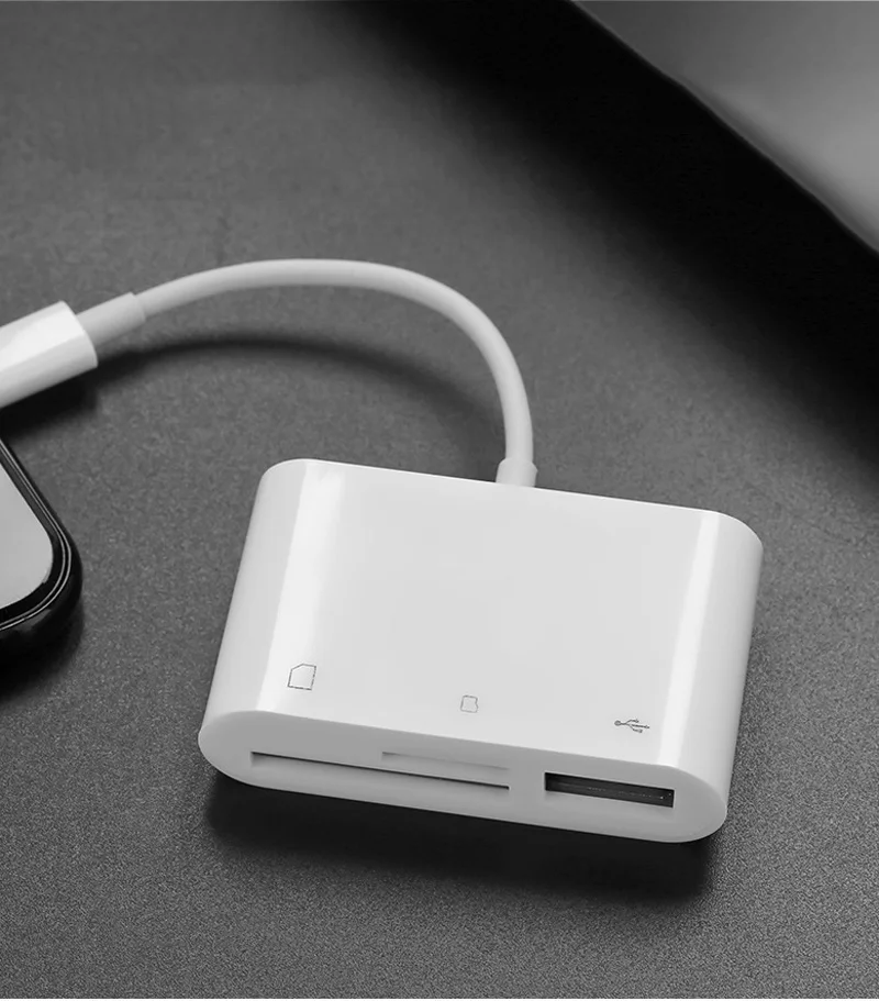 Type C iOS Card Reader OTG USB Camera Connection Kit For iPhone XS MAX XR iPad Pro 2018 MacBook Adapter Phone SD TF Card Writer
Type C iOS Card Reader OTG USB Camera Connection Kit For iPhone XS MAX XR iPad Pro 2018 MacBook Adapter Phone SD TF Card Writer