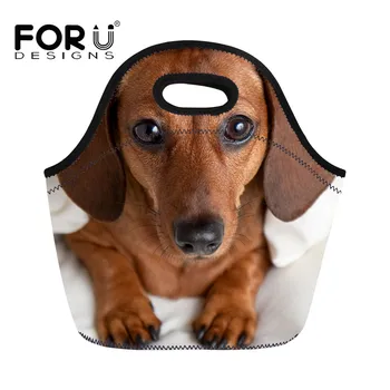 FORUDESIGNS Portable Neoprene Lunch Bag Dachshund Dog Printed Thermal Food Picnic for Kids Women Lunchbox Storage Bag Zipper
FORUDESIGNS Portable Neoprene Lunch Bag Dachshund Dog Printed Thermal Food Picnic for Kids Women Lunchbox Storage Bag Zipper
