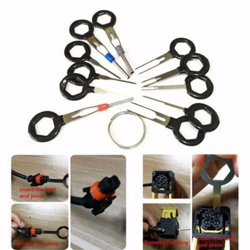 26Pcs Stainless Steel Mechanical Testers Car Terminal Removal Tool Wire Plug Connector Extractor Puller Release Pin Car Repair
26Pcs Stainless Steel Mechanical Testers Car Terminal Removal Tool Wire Plug Connector Extractor Puller Release Pin Car Repair