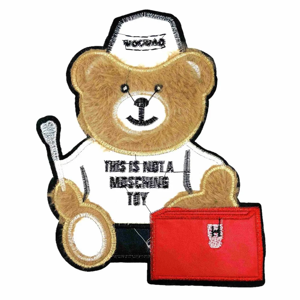 21*16cm Bear Towel Embroidered Cloth Patches DIY Clothing Sewing Accessories For Dress T-shirts
21*16cm Bear Towel Embroidered Cloth Patches DIY Clothing Sewing Accessories For Dress T-shirts