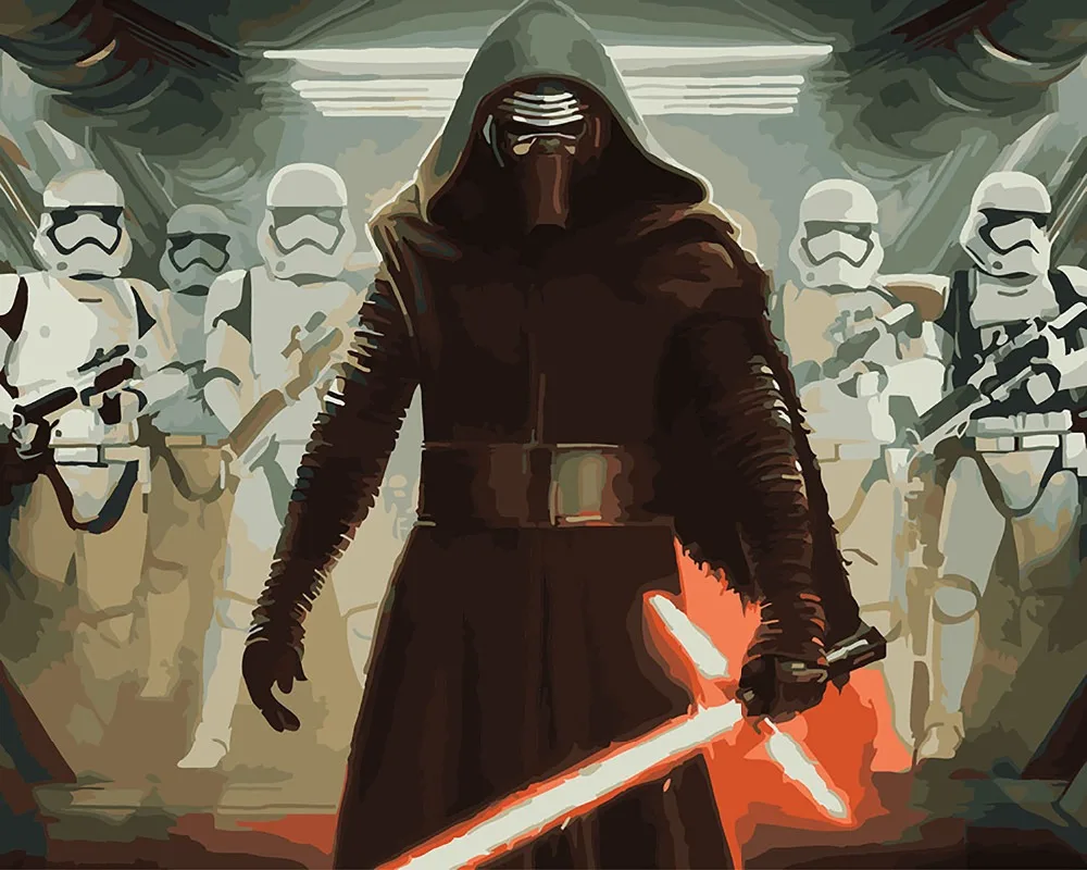 star Wars painting by numbers art canvas painting wall pictures for living room home decor
star Wars painting by numbers art canvas painting wall pictures for living room home decor