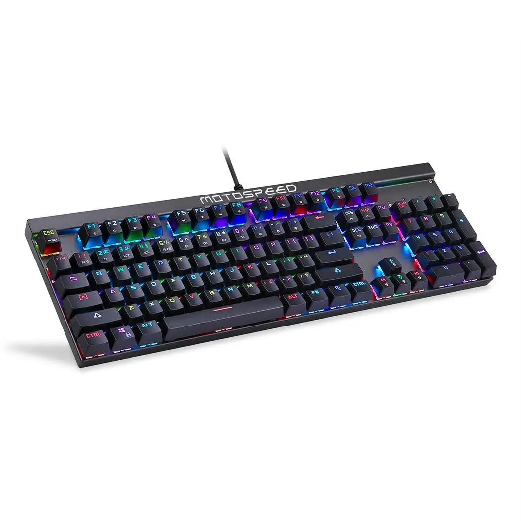 Фото Full Color Programmable RGB Mechanical Keyboard Wired 1000Hz +5V5% 104 Keys 500mA Gaming USB Desktop | Компьютеры и офис