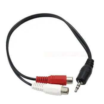 3.5mm AUX Male to 2 RCA Female Y Splitter Cable Stereo Audio Speaker Adapter Cord Line Mini Jack To 2-RCA Audio Y Adaptor Wire
3.5mm AUX Male to 2 RCA Female Y Splitter Cable Stereo Audio Speaker Adapter Cord Line Mini Jack To 2-RCA Audio Y Adaptor Wire