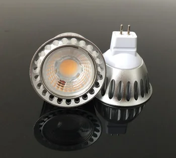 100pieces/lot Silver Shell Dimmable LED MR16 GU10 Bulbs Light 1pcs cob chips 5W Led Lights Lamps AC 110-240V 12V CE UL CUL FCC
100pieces/lot Silver Shell Dimmable LED MR16 GU10 Bulbs Light 1pcs cob chips 5W Led Lights Lamps AC 110-240V 12V CE UL CUL FCC