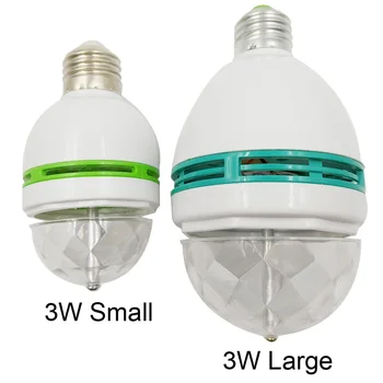 E27 3W Crystal Auto Rotating RGB LED Bulb Stage DJ Lamp Light 110V 220V Party Disco Club DJ Light for home decoration lighting
E27 3W Crystal Auto Rotating RGB LED Bulb Stage DJ Lamp Light 110V 220V Party Disco Club DJ Light for home decoration lighting