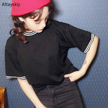 T-shirts Women Half Sleeve O-Neck Printed Loose Simple All-match Korean Style Kawaii T-shirt Womens Soft Harajuku Summer Tees
T-shirts Women Half Sleeve O-Neck Printed Loose Simple All-match Korean Style Kawaii T-shirt Womens Soft Harajuku Summer Tees