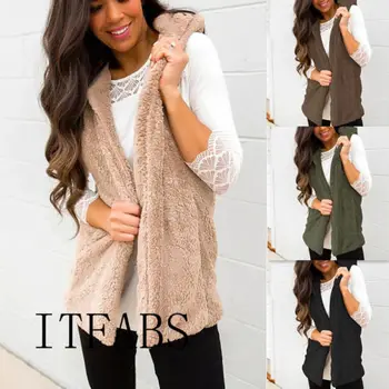 New Autumn Women Winter Sleeveless Jacke Warm Waistcoat Vest Jacket Casual Coat Fashion Sherpa Vests Streetwear
New Autumn Women Winter Sleeveless Jacke Warm Waistcoat Vest Jacket Casual Coat Fashion Sherpa Vests Streetwear