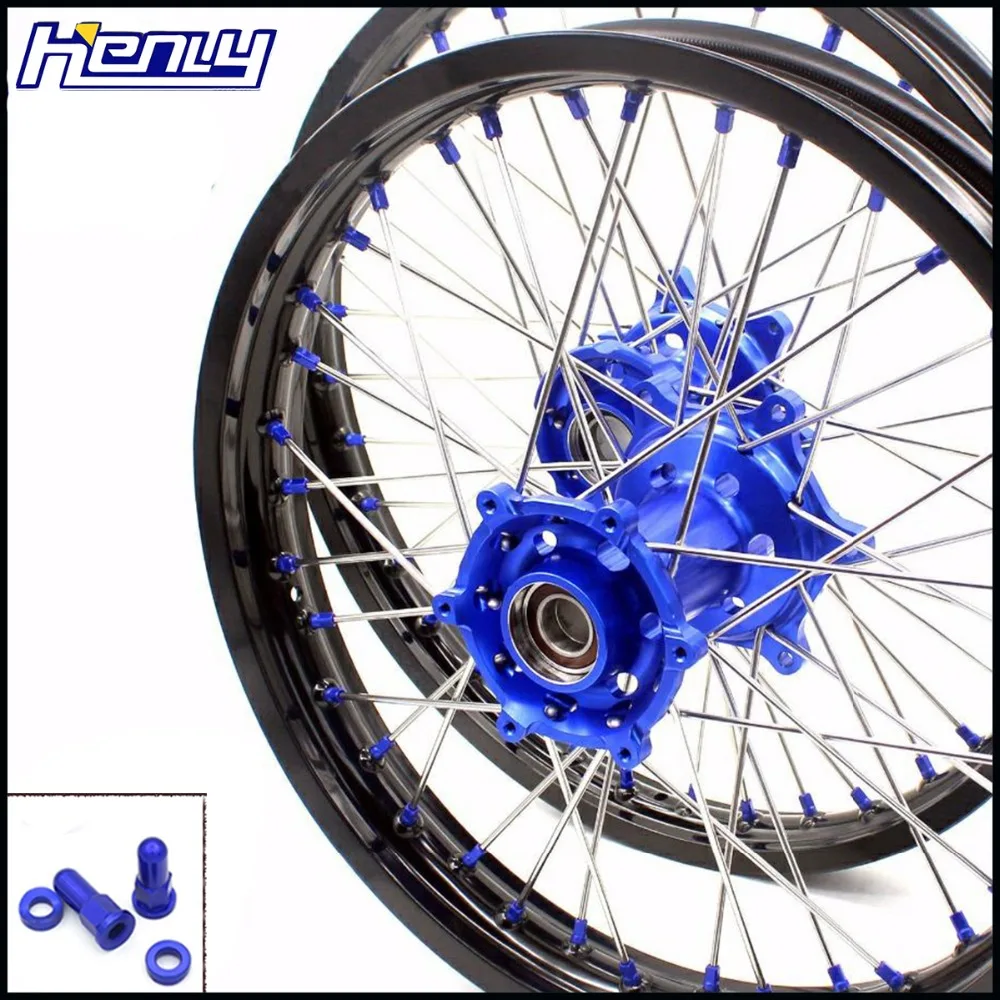 21/18 Complete Enduro Spoked Wheel Set Motorcycle For KTM EXC EXC-F 125 200 300 400 350 450 500 530 2003-2018 2019 Blue Nipples
21/18 Complete Enduro Spoked Wheel Set Motorcycle For KTM EXC EXC-F 125 200 300 400 350 450 500 530 2003-2018 2019 Blue Nipples