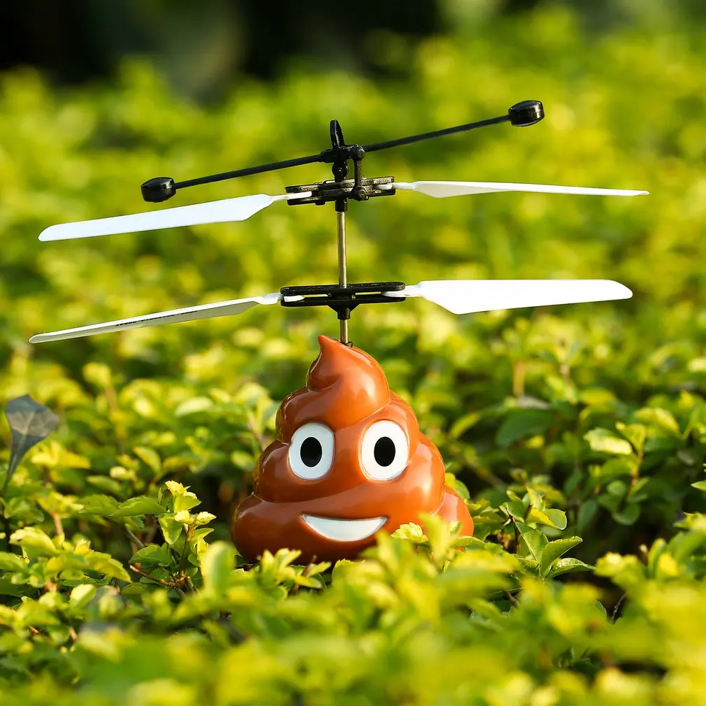 Poop Shaped Flying Hovering UFO Infrared Sensor Flying Saucer Hand Induced Hovering Floating Flight Fantastic LED Kids Toys
Poop Shaped Flying Hovering UFO Infrared Sensor Flying Saucer Hand Induced Hovering Floating Flight Fantastic LED Kids Toys