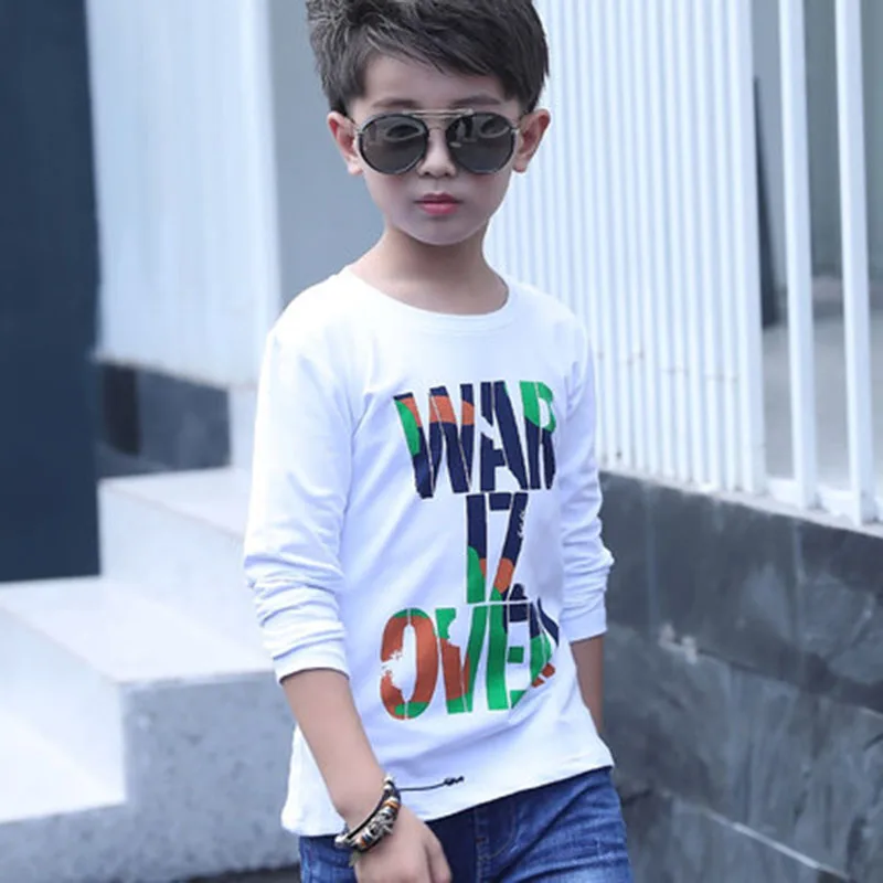 Boy Clothing Kids Spring Autumn Tops Children T-shirts for Baby Boys long sleeve t shirts 2019 Size110~160 tb
Boy Clothing Kids Spring Autumn Tops Children T-shirts for Baby Boys long sleeve t shirts 2019 Size110~160 tb