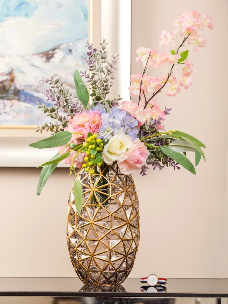 Modern Simple American-style Creative Transparent Glass Vase, Dried Flower Arrangement Tv Cabinet, Light And Luxurious Arrangeme
Modern Simple American-style Creative Transparent Glass Vase, Dried Flower Arrangement Tv Cabinet, Light And Luxurious Arrangeme