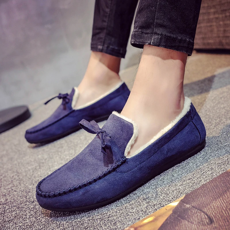 Brand Shoes Men Flats With Fur Loafers Men's Casual Shoes Winter Plush Driving Male Footwear Sapato Masculino Zapatillas Hombre
Brand Shoes Men Flats With Fur Loafers Men's Casual Shoes Winter Plush Driving Male Footwear Sapato Masculino Zapatillas Hombre