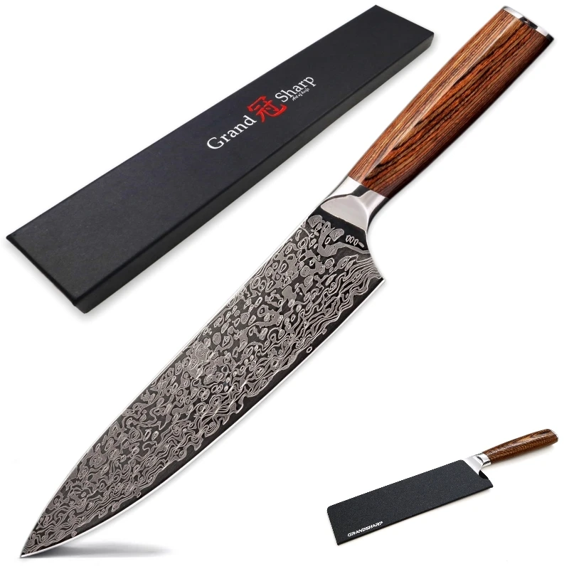Professional Chef Knife Genuine German Stainless Steel Sanding Laser Pattern Knives Sharp Blade Cooking Tool Gift Box Sheath NEW
Professional Chef Knife Genuine German Stainless Steel Sanding Laser Pattern Knives Sharp Blade Cooking Tool Gift Box Sheath NEW