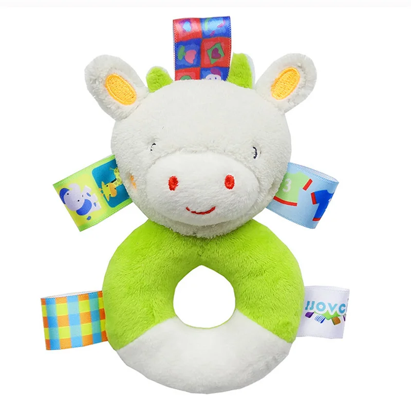 newborn cute cotton baby boy girl rattles infant